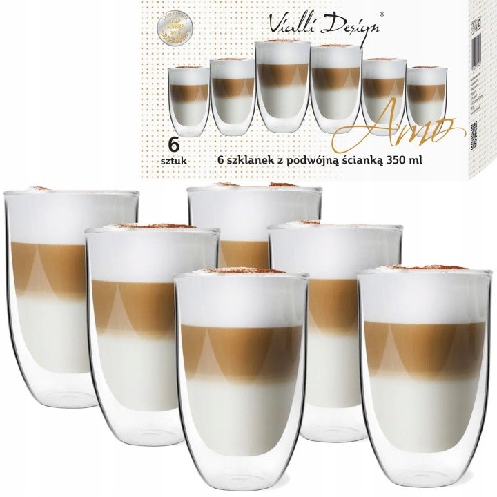 Termopoháre Vialli Design Amo 350 ml, 6 ks