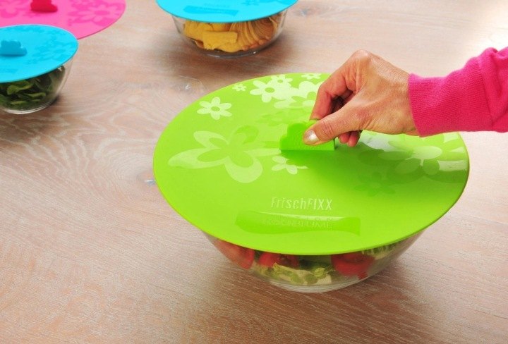 Fialové silikónové veko Kochblume Frisch FIXX 30 cm