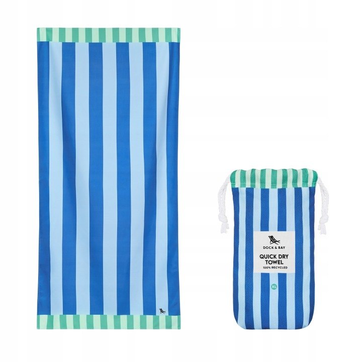 Plážový uterák Dock & Bay Blue Sky XL 200 × 90 cm