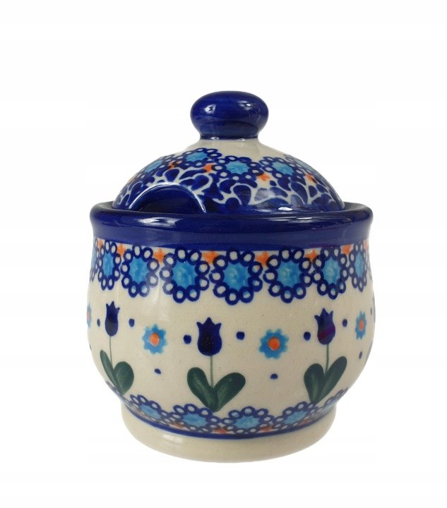 Cukornička s bolesławieckym dekorom 250 ml, vzor 006