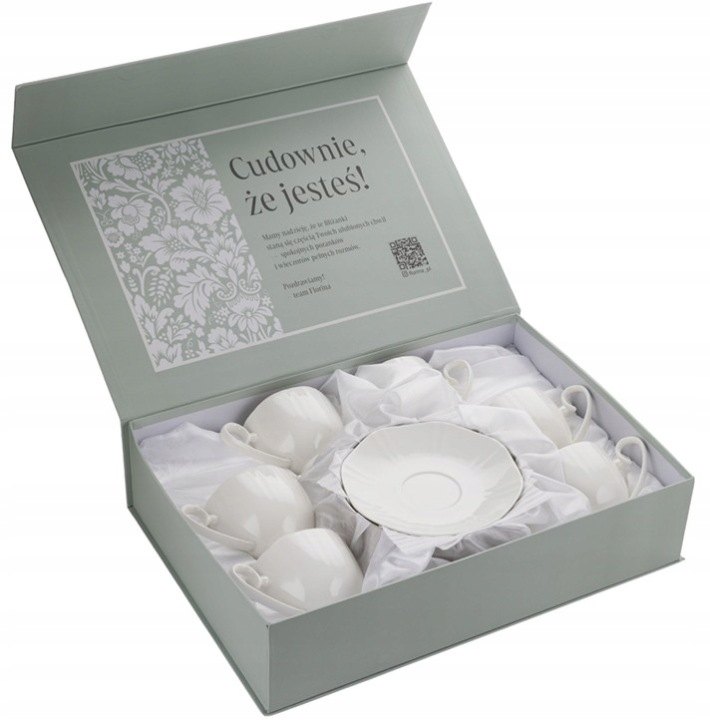 Porcelánové šálky Florina Gamma 330 ml, 6 ks