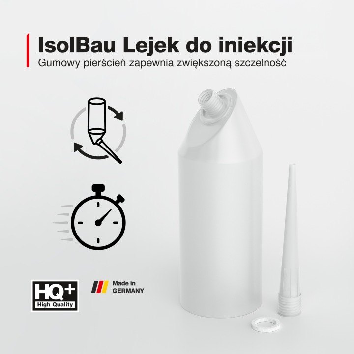 Súprava 12 injektážnych lievikov IsolBau na sanáciu muriva