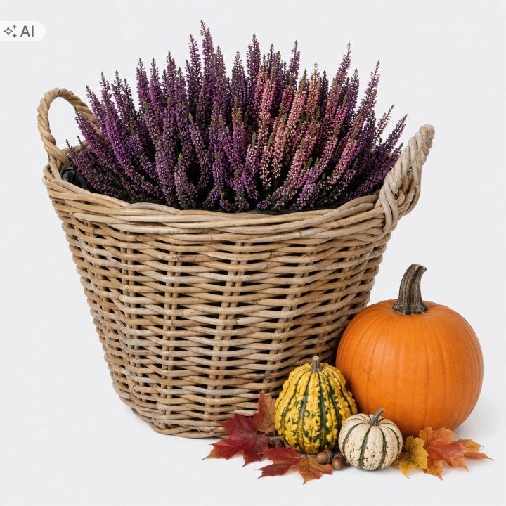 Dekoratívny prútený kôš s fóliou, priemer približne 39 cm