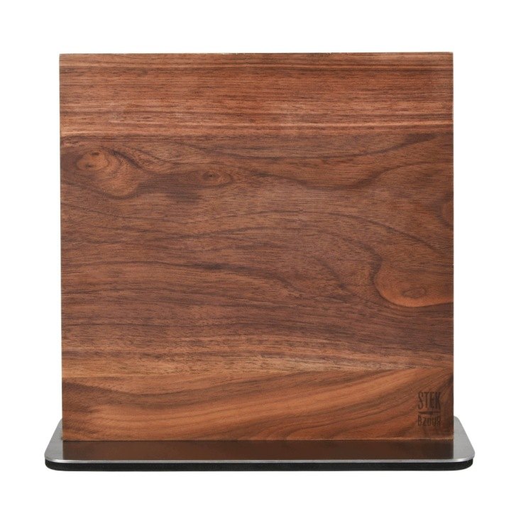 Magnetický stojan na nože T-Bone z orecha 24,5 × 22,8 cm