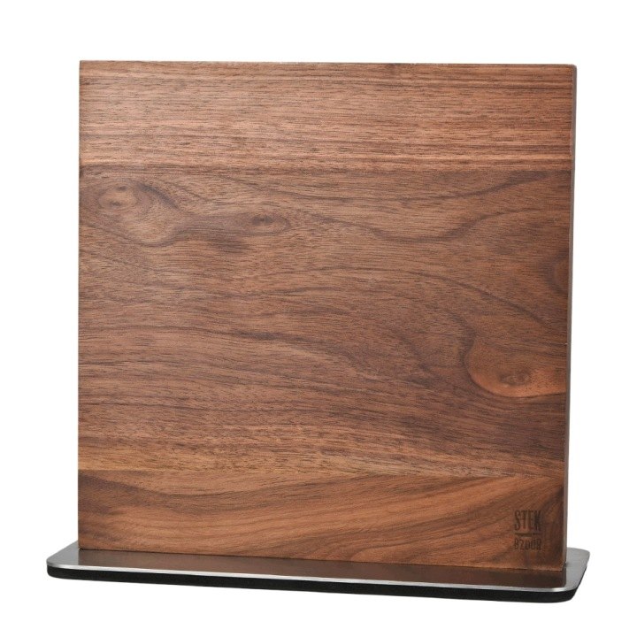 Magnetický stojan na nože T-Bone z orecha 24,5 × 22,8 cm