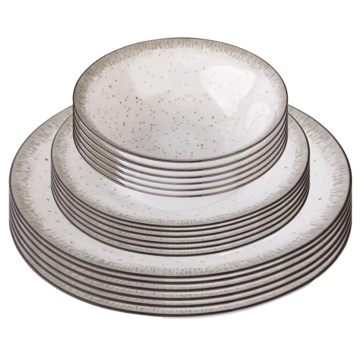 Porcelánový servis Altom Design Hello Sand 18 dielov