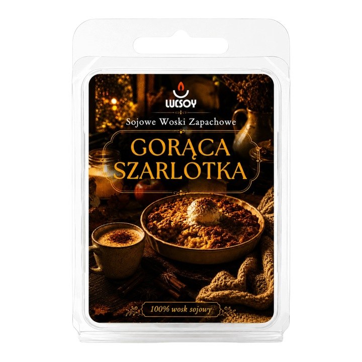 Vonný vosk Lucsoy Gorąca Szarlotka do aromalampy, 4 × 70 g
