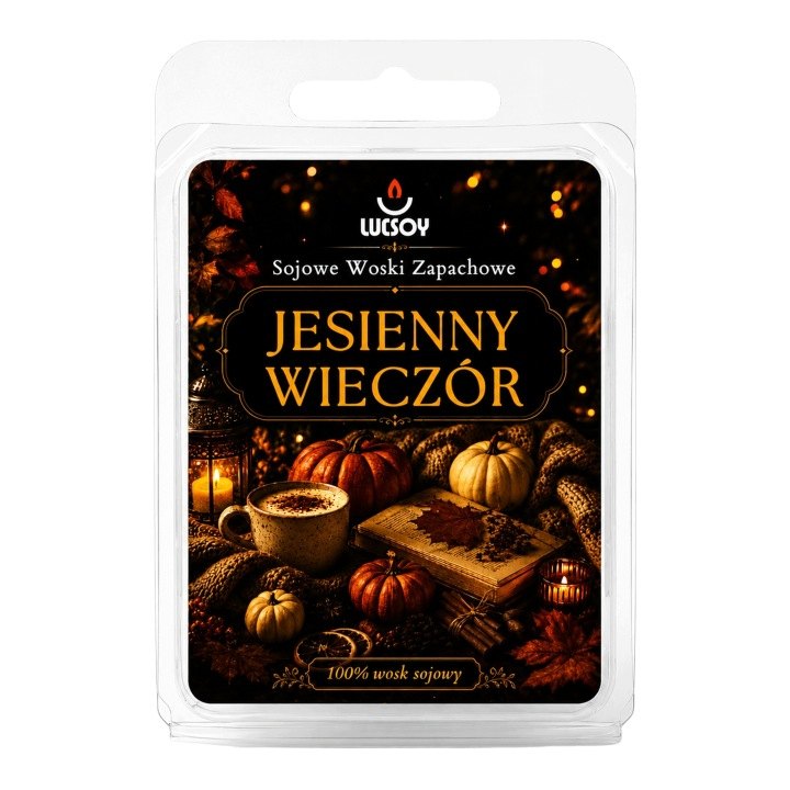 Súprava 4 vonných voskov Lucsoy Jesenný večer 70 g
