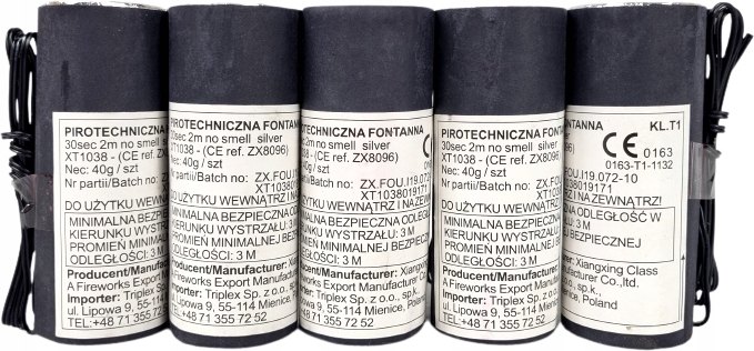 Scénické fontány Triplex XT1038, 5 kusov, 2 m