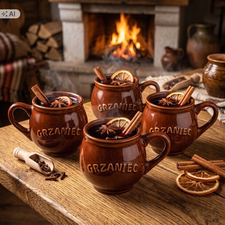 Keramické hrnčeky na varené víno Altom Design 320 ml, 4 ks