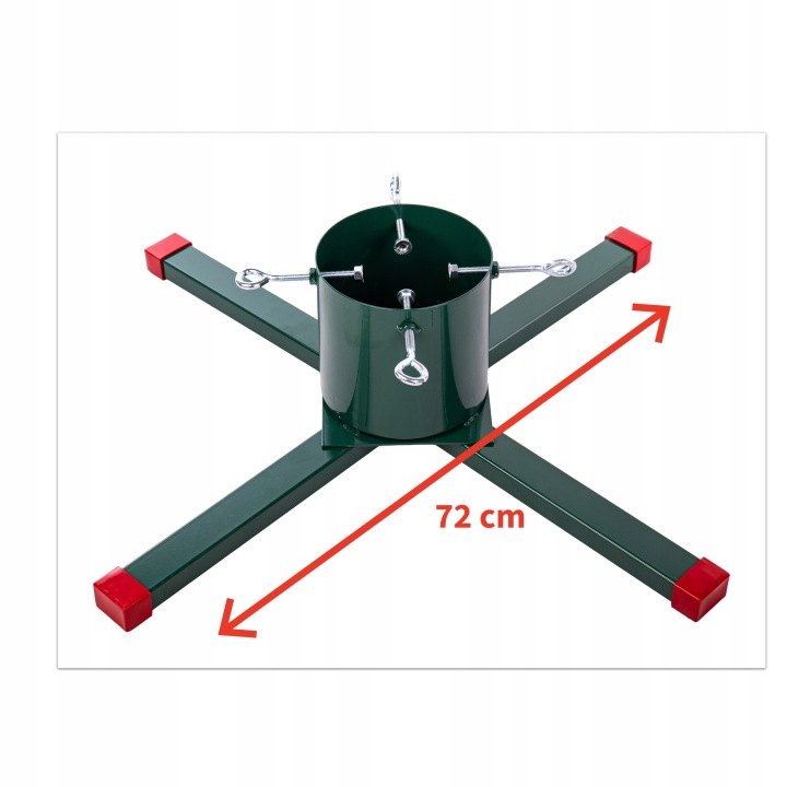 Kovový stojan na stromček RGL XXL, otvor 15 cm, základňa 72 cm