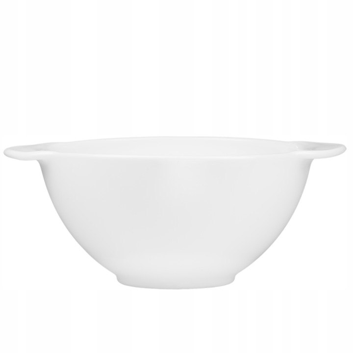 Biele opálové bujónové misky Prima Deco Classic 540 ml, 6 ks