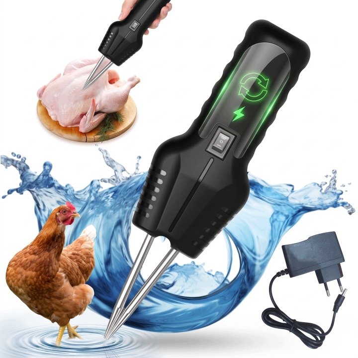 JYIPure akumulátorový odperovač hydiny 950 W
