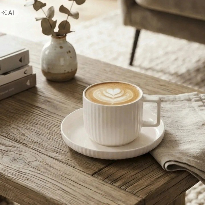 Porcelánové šálky Altom Design Crema 250 ml, 6 ks