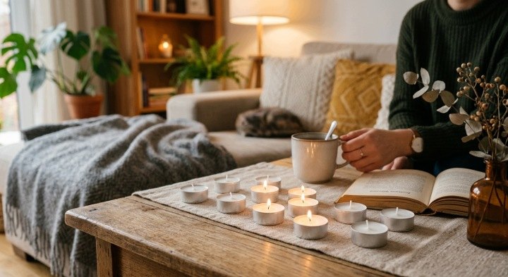 Bezvonné sójové čajové sviečky Craftz Candle, 150 kusov