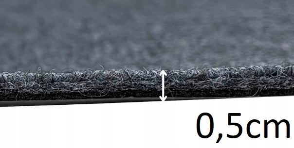 Tmavosivá samolepiaca kobercová krytina Eurodeco 6 m², 4,7 mm