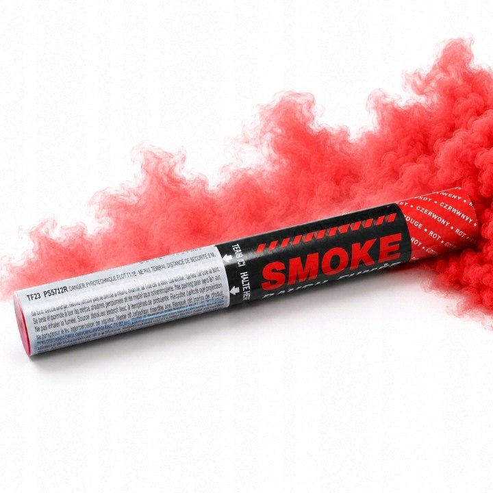 Červené dymovnice Tropic TF23 Red, 6 kusov, 90 sekúnd