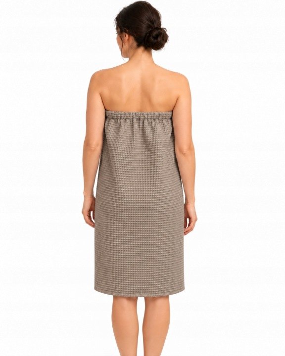 Dámske pareo do sauny Ramielle 140 × 80 cm taupe
