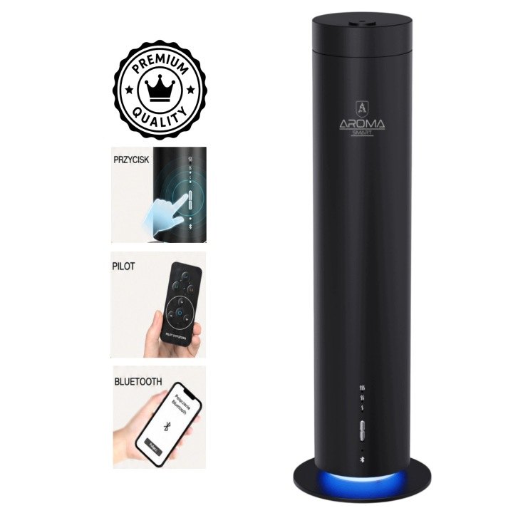 Bezvodný difuzér Aroma Smart Tower Black 120 ml