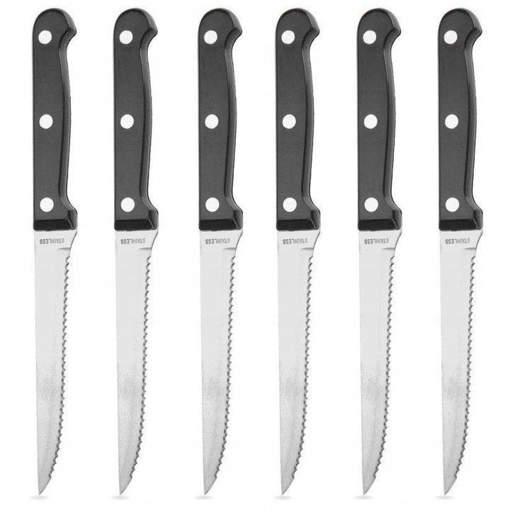 Steakové nože Excellent Houseware Basic 21 cm, 6 ks