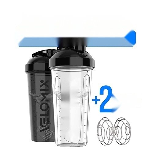 Súprava 2 šejkrov na proteínové nápoje po 790 ml