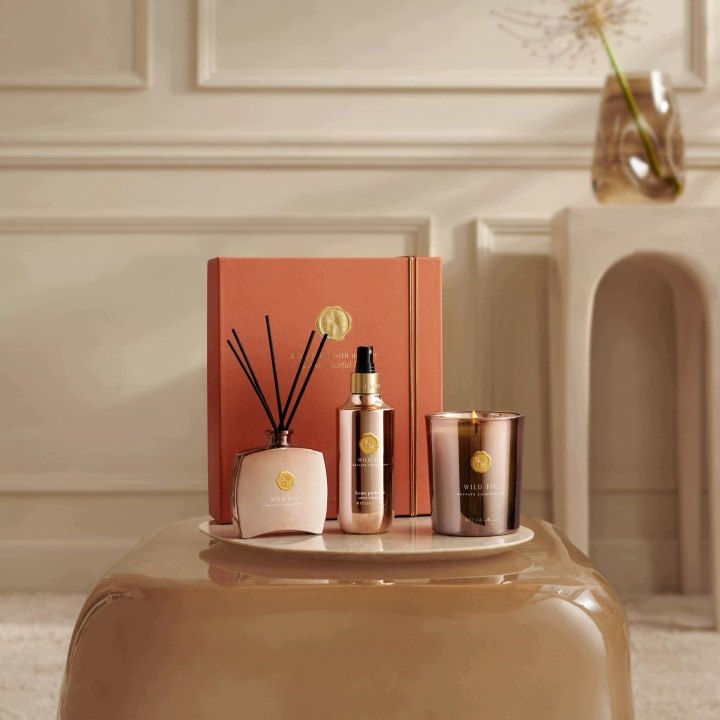 Darčeková súprava Rituals Private Collection Wild Fig s 3 produktmi do interiéru