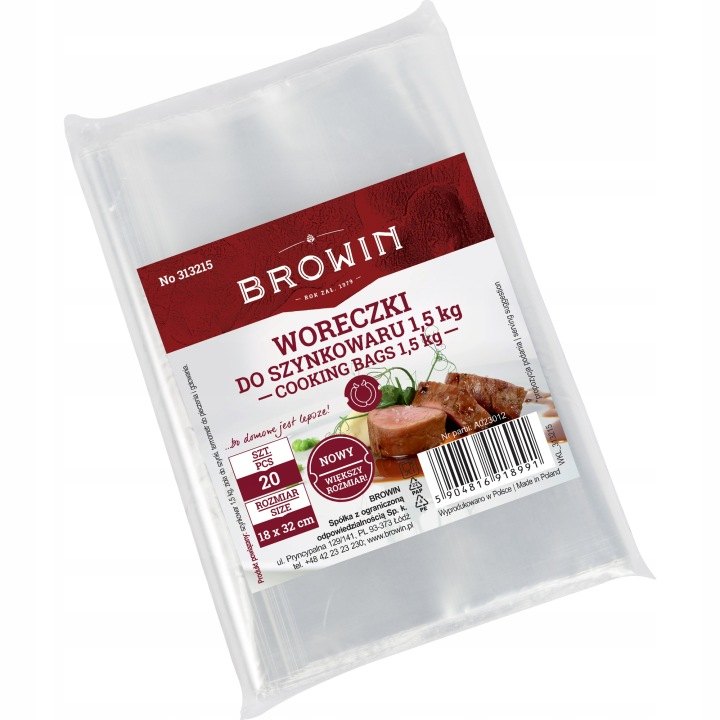 Browin 313215 vrecká do šunkovaru 3 × 20 ks