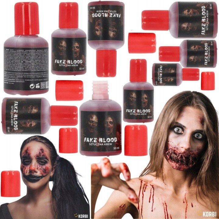Umelá krv Korbi 50 ml na kostýmy Halloween