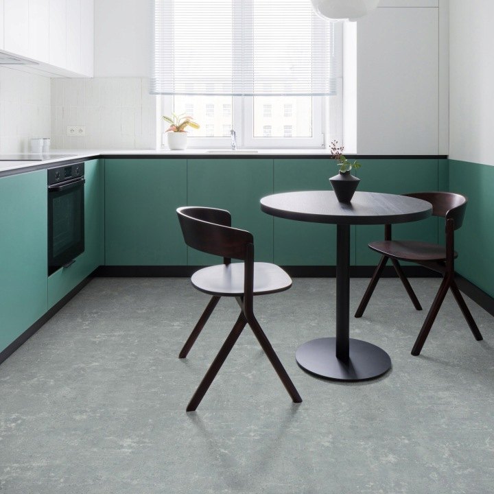 Sivá PVC podlahová krytina e-floor s imitáciou betónu, 2 m