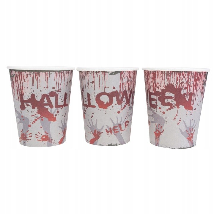 Halloweenska stolová súprava Martom s obrusom, 41 prvkov