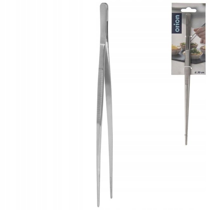 Kuchynské pinzety Orion, 2 kusy z nehrdzavejúcej ocele, 30 cm