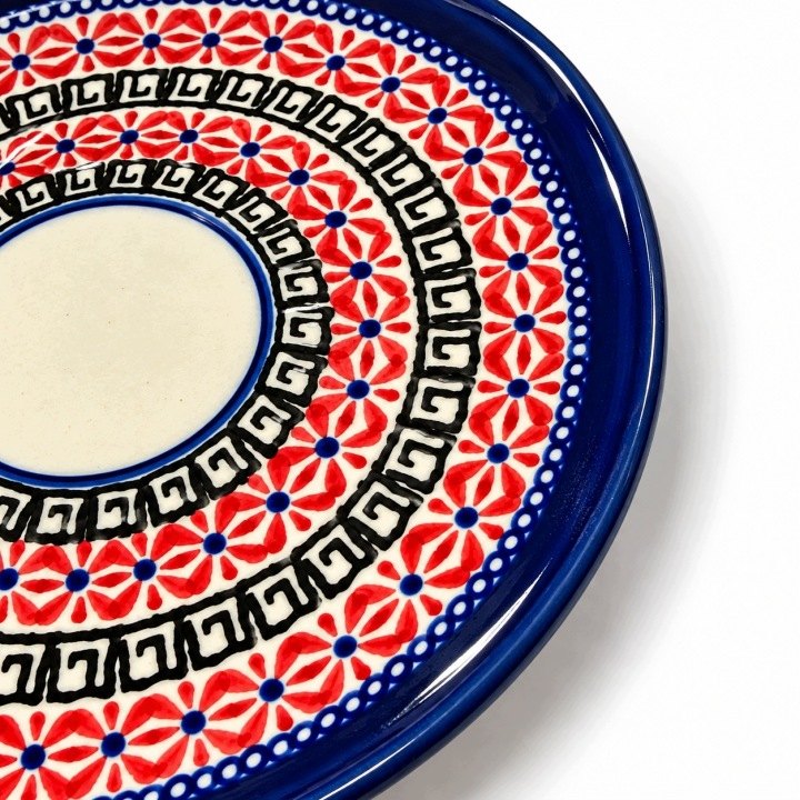 Keramická podšálka Bolesławiec ART-149 Mak 16 cm