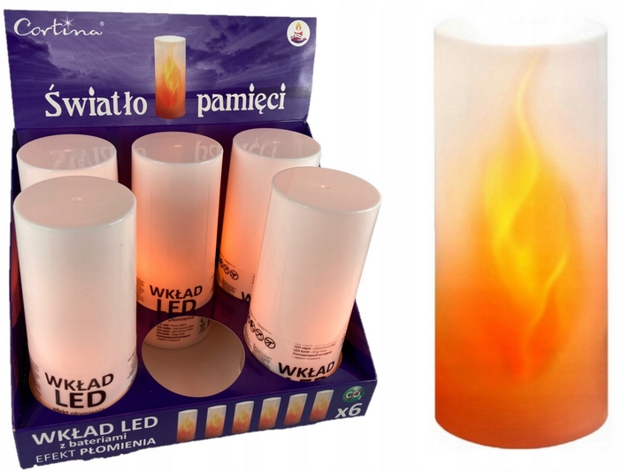 LED Svietidlá s Efektom Plameňa 6 Kusov - Ideálne Pre Každú Príležitosť