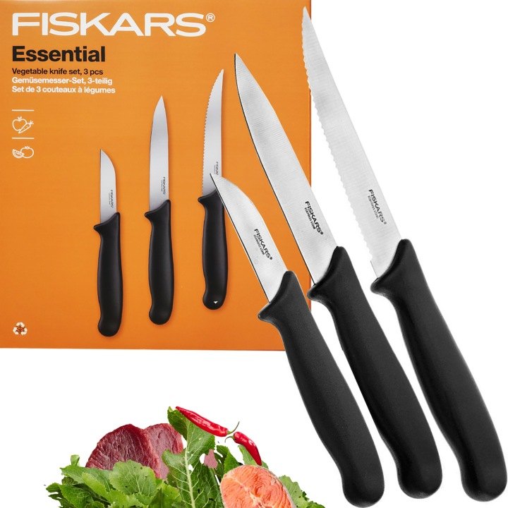 Fiskars Essential súprava 6 kuchynských nožov