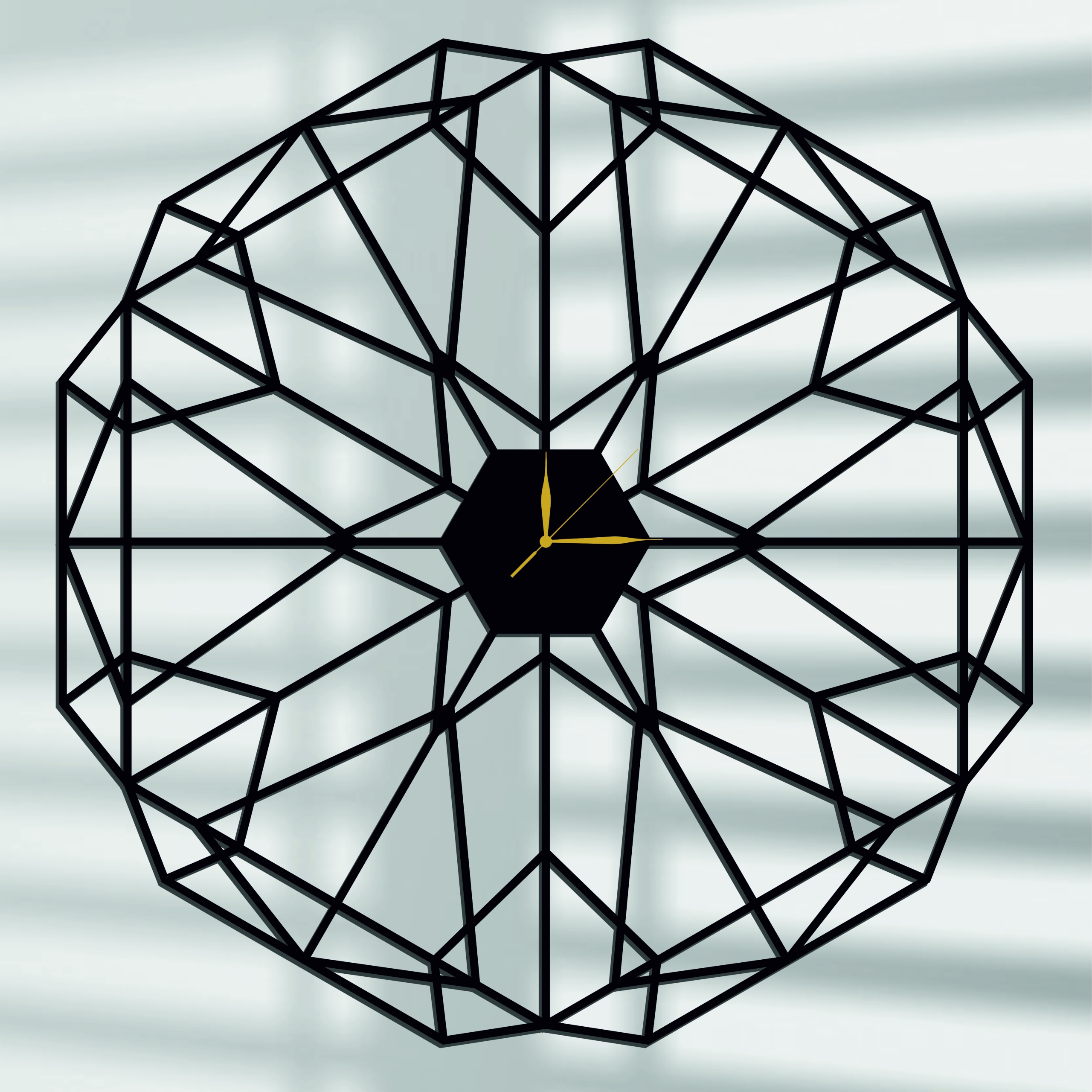 Hodiny - Prelamované Modern clock MODERN 60CM XL 17 COLOR