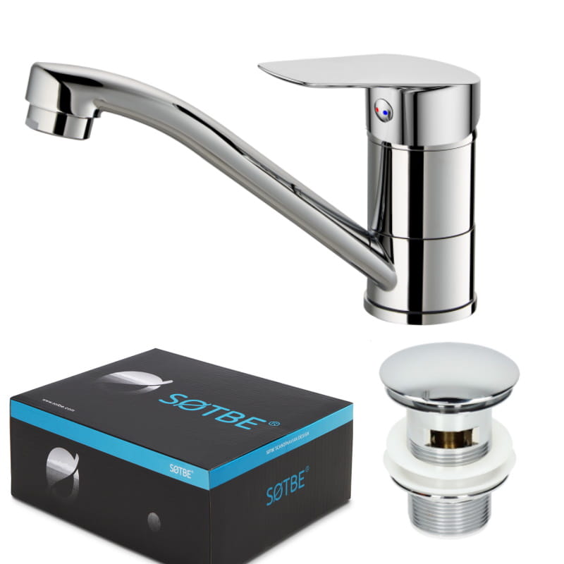 Stála batéria Washbasin + kliknite na Mardolu Kliknite