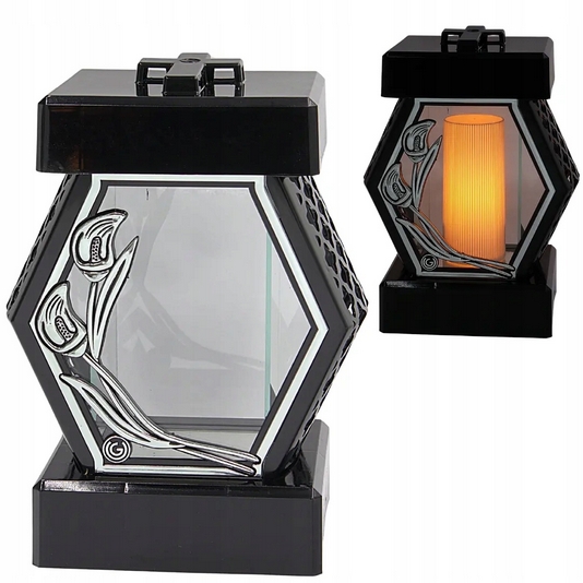 Ekskluzívny Sklenený Znicz Diamond Rattan LG43 s Ažúrovým Vzorom