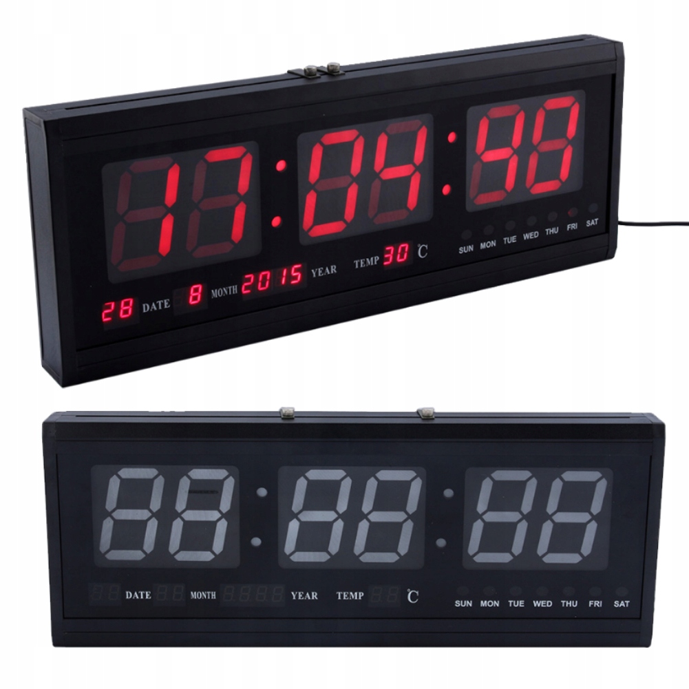 Hodiny - Veľký digitálne nástenné hodiny Veľké obrie LED CLOCK