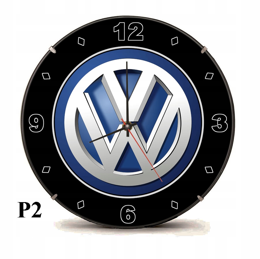 Hodiny - Veľké 30 cm hodiny VW (tiché) perfektný HIT darček