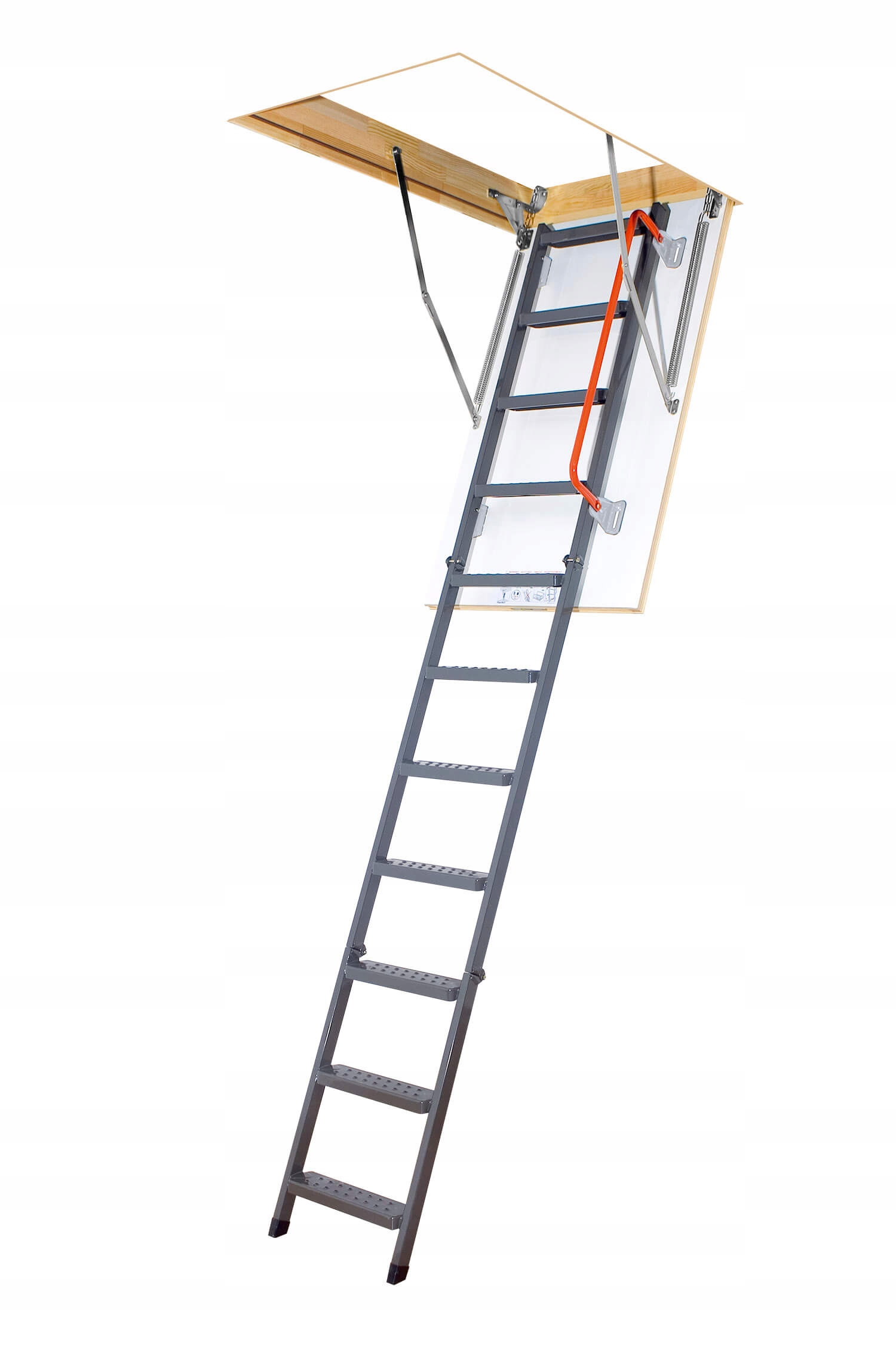 Podkrovné schody - FAKRO LMK 70x120 Teplá kovové dvere