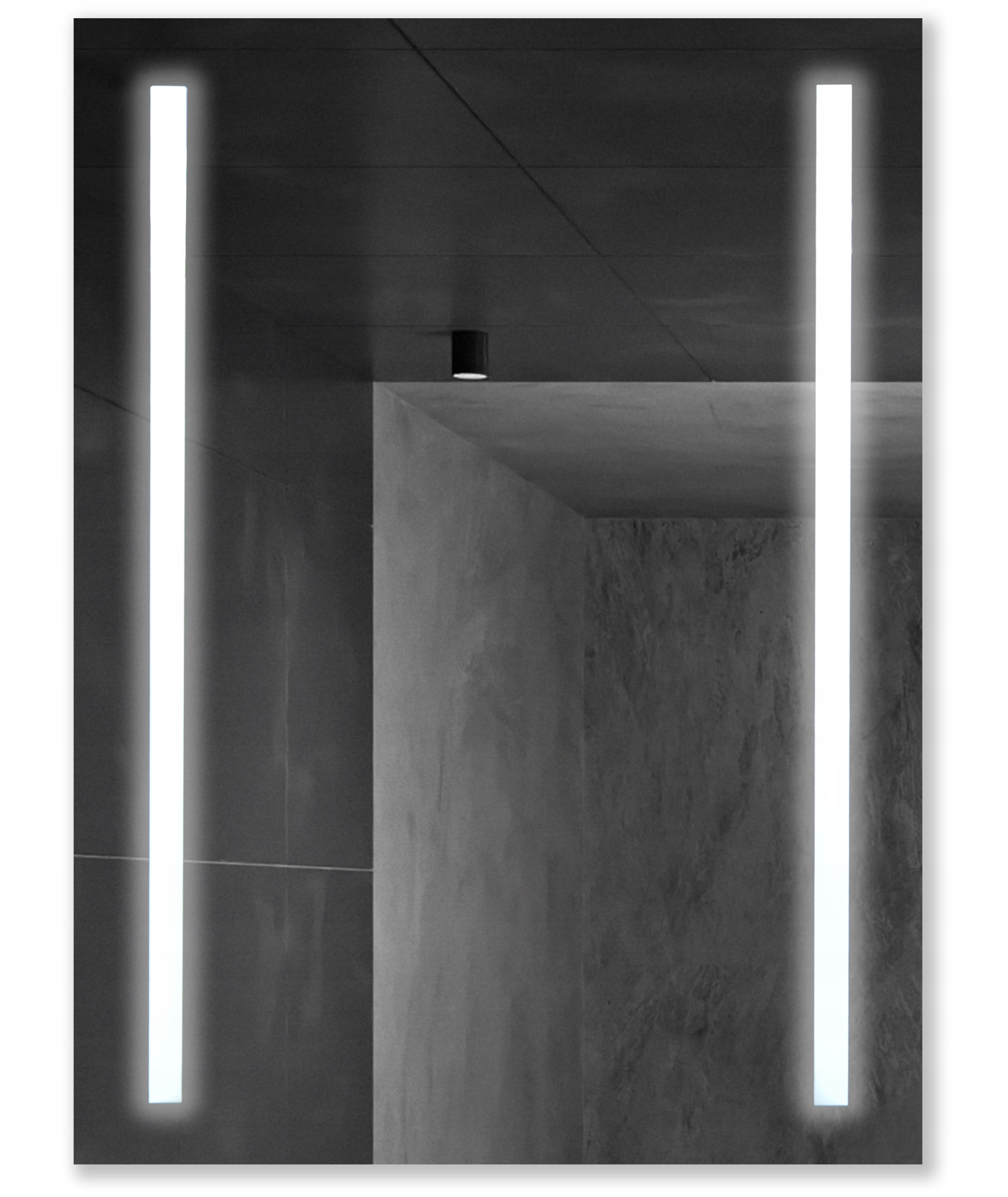 Kúpeľňové zrkadlo - Nástenné zrkadlo Framado, obdĺžnik, 600 x 800 mm