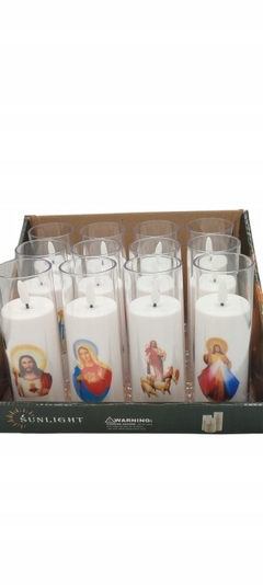 Sada 3 LED sviečok s efektom plameňa, imitácia skutočného ohňa