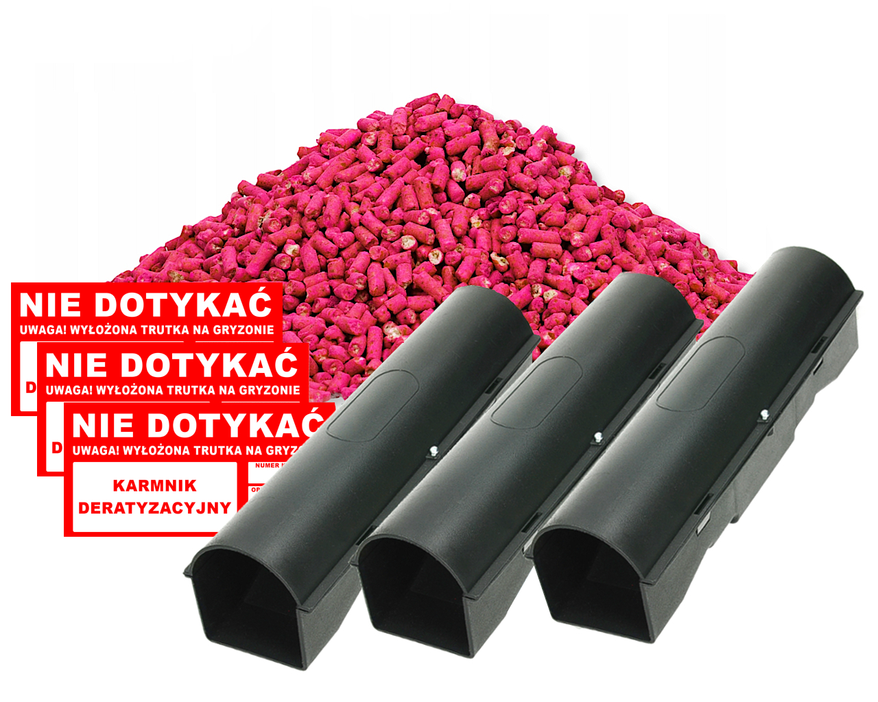 Silné jedové granule pre myši potkany 3 kg podávača
