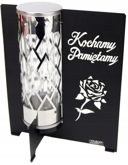 Moderný smútočný znič NOWOCZESNY PARIS s dedikáciou "Kochamy Pamiętamy"