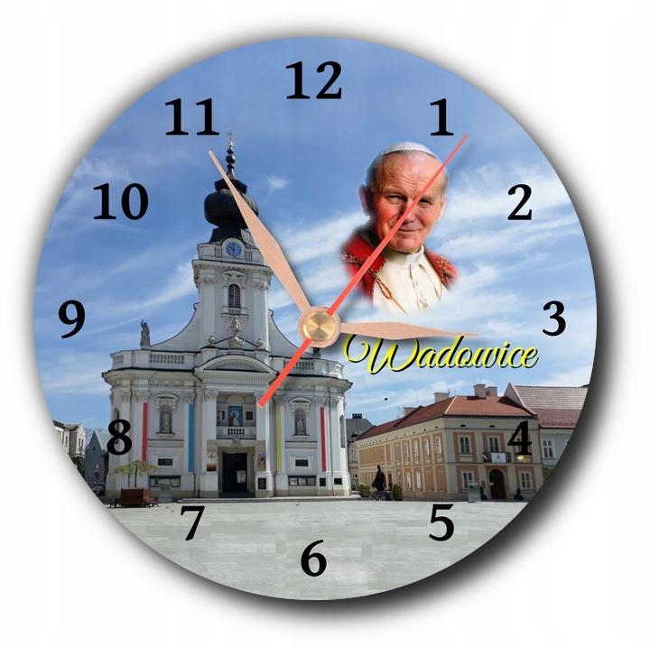 Hodiny - Modrý hodiny Pope John Paul II Wadowice