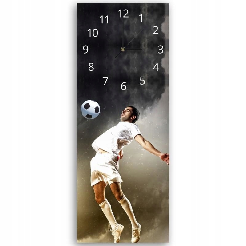 Hodiny - Obrázok s 25x65 futbalového hodiny