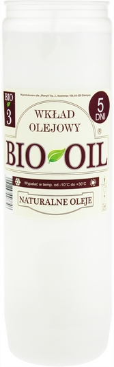 BIO-3 Olejová náplň pre pamätné sviečky – Vysoká kvalita, vyrobené v Poľsku