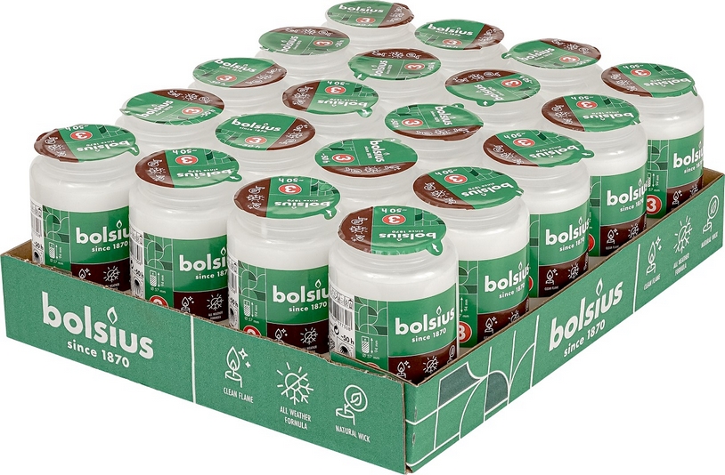 Bolsius Compo RC3 - Olejové náplne do lampiónov s dlhou dobou horenia