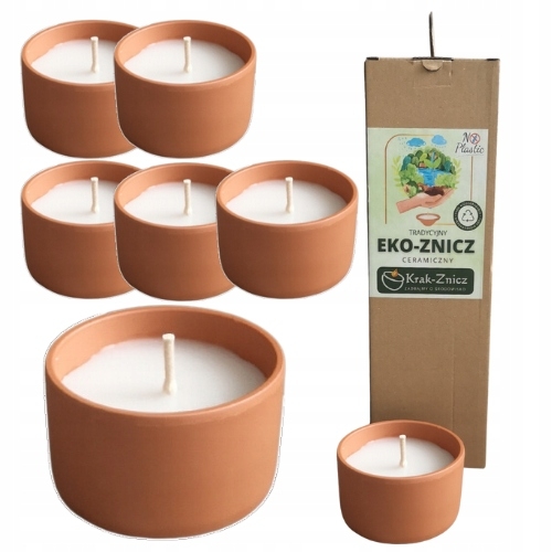 Elegantné keramické vonkajšie lampášiky ZC-1, sada 6 kusov