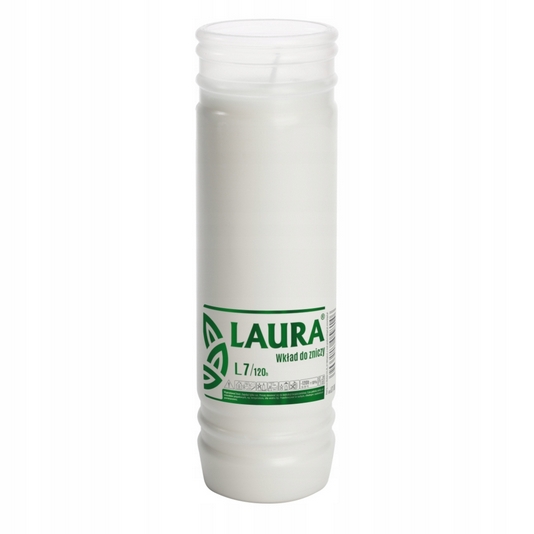 Parafínový vložka do lampy BISPOL Laura L7 120H biely 1ks